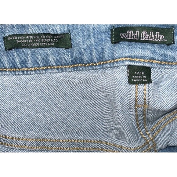Wild Fable Cut Off High Rise Jean Shorts Plus Size Women 17/3” Inseam - Picture 6 of 8